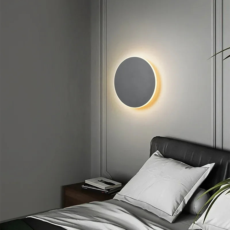 Luminara | Elegant Minimalist Round LED Wall Sconce Light 5