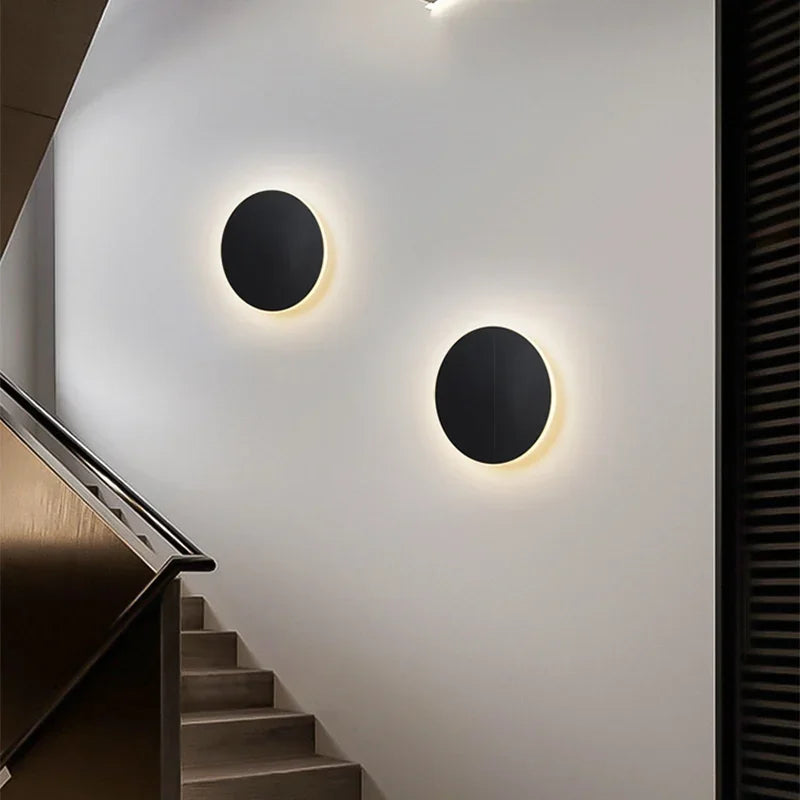 Luminara | Elegant Minimalist Round LED Wall Sconce Light 6