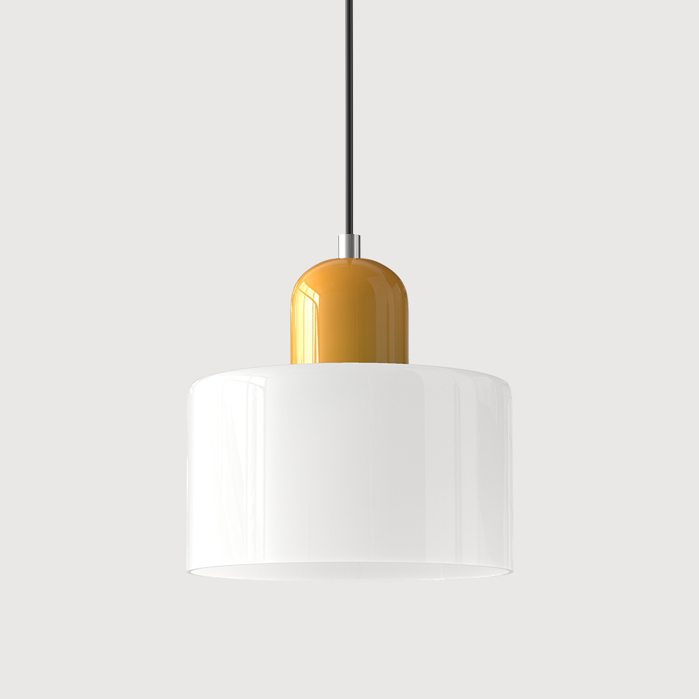 Luminara | Elegant Modern Glass Cylinder Pendant Light Fixture 14