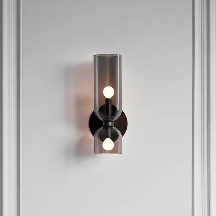 Luminara | Elegant Modern Glass Cylinder Wall Light Fixture 5
