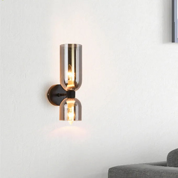 Luminara | Elegant Modern Glass Cylinder Wall Light Fixture 6
