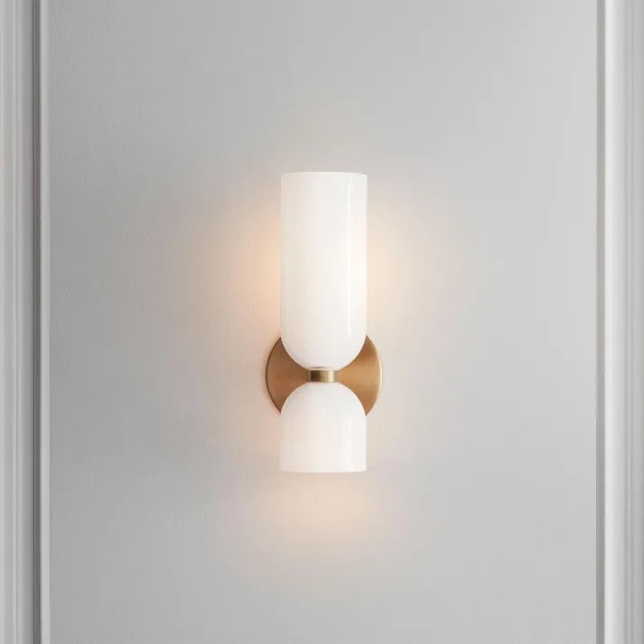 Luminara | Elegant Modern Glass Cylinder Wall Light Fixture 8