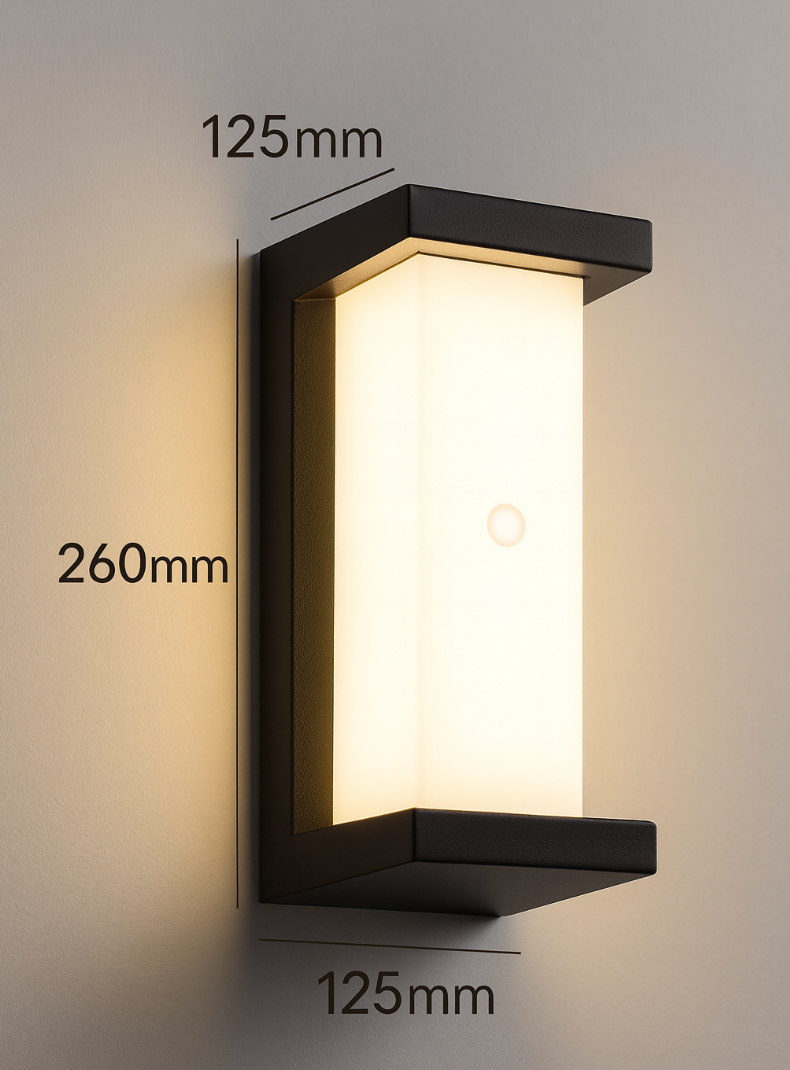 Luminara | Modern Energy-Efficient Outdoor Wall Lamp with Motion Sensor 6