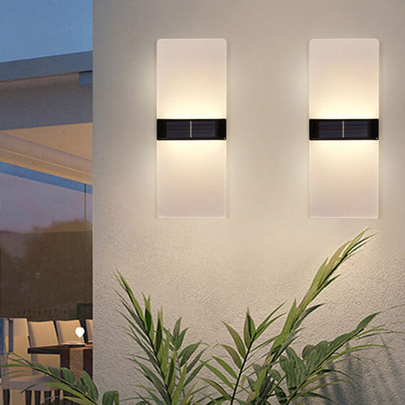 Luminara | Stylish Modern Rectangular Outdoor Wall Sconce Light 3