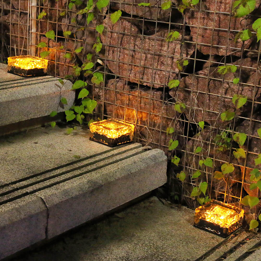 Luminara | Stylish Modern Solar Glass Garden Light Fixture 8