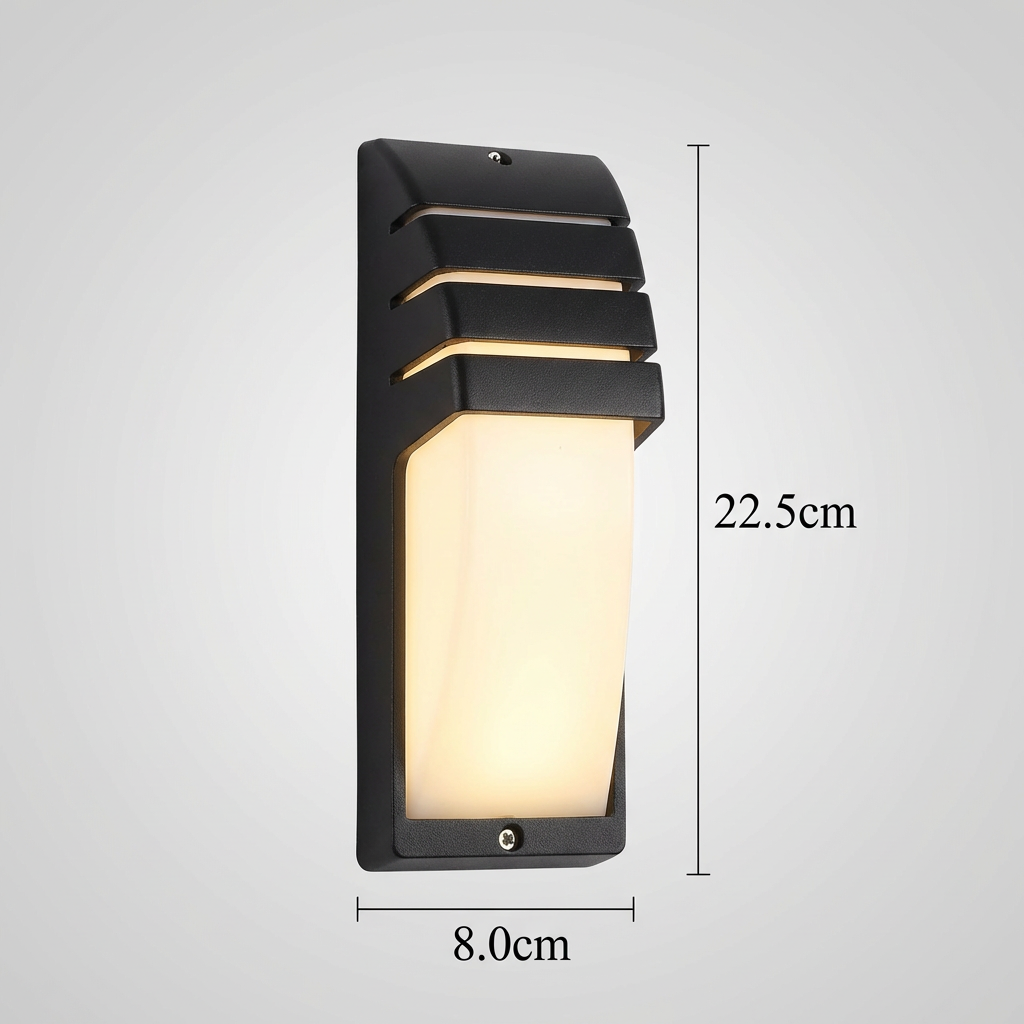 Luminara | Stylish Motion Sensor Waterproof Outdoor Wall Lantern 8