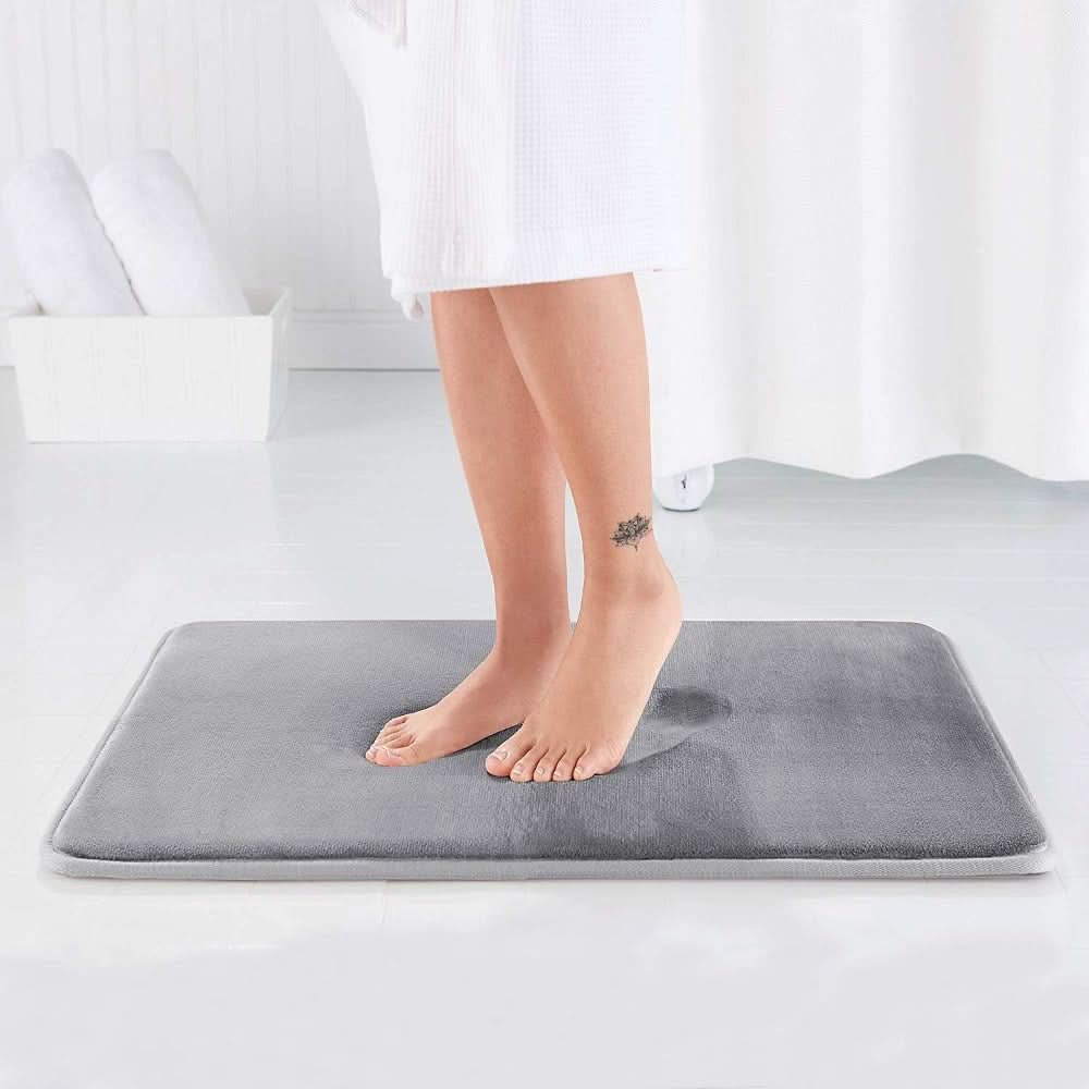 Memory Foam Bath Mat, Non Slip Bathroom Mat, Absorbent Bathroom Rug for Shower and Bathtub_01