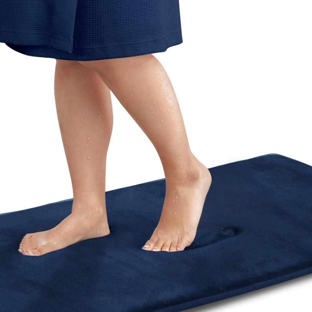 Memory Foam Bath Mat, Non Slip Bathroom Mat, Absorbent Bathroom Rug for Shower and Bathtub_11