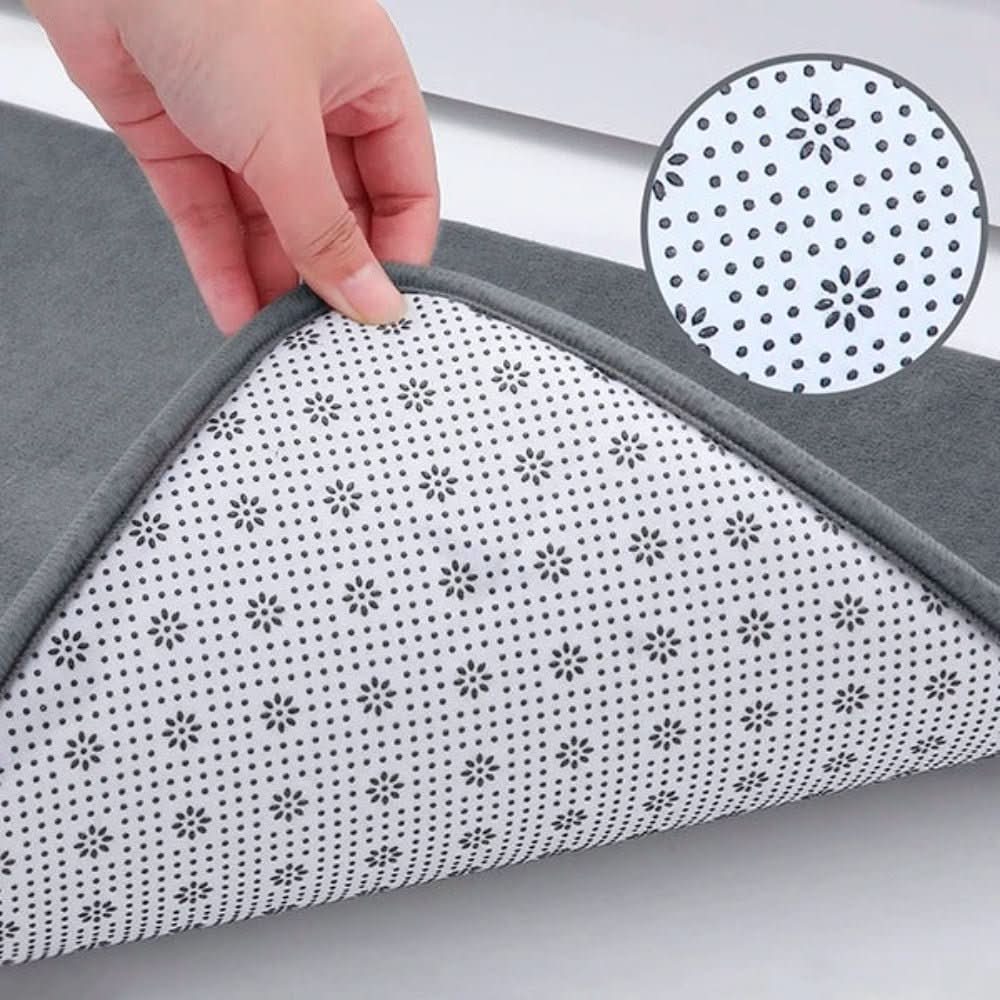 Memory Foam Bath Mat, Non Slip Bathroom Mat, Absorbent Bathroom Rug for Shower and Bathtub_06