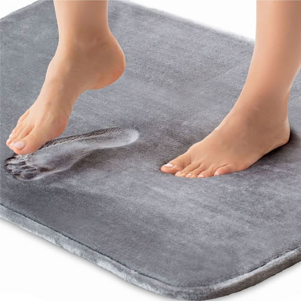 Memory Foam Bath Mat, Non Slip Bathroom Mat, Absorbent Bathroom Rug for Shower and Bathtub_08