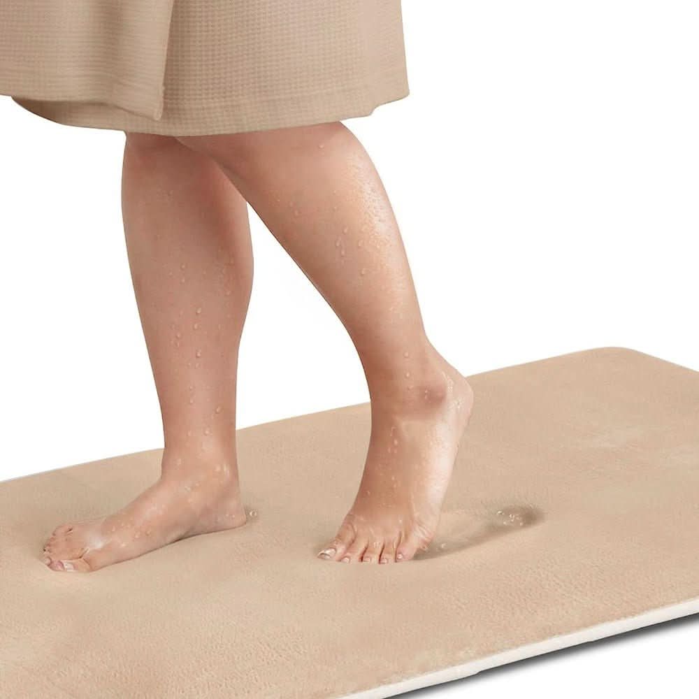 Memory Foam Bath Mat, Non Slip Bathroom Mat, Absorbent Bathroom Rug for Shower and Bathtub_09