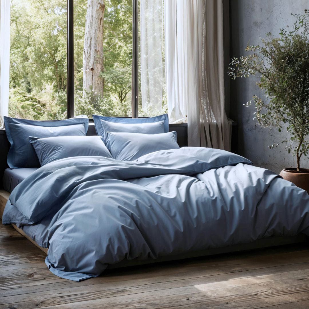 Cotton Bedding Set, Duvet Cover Set with 2 Pillowcases