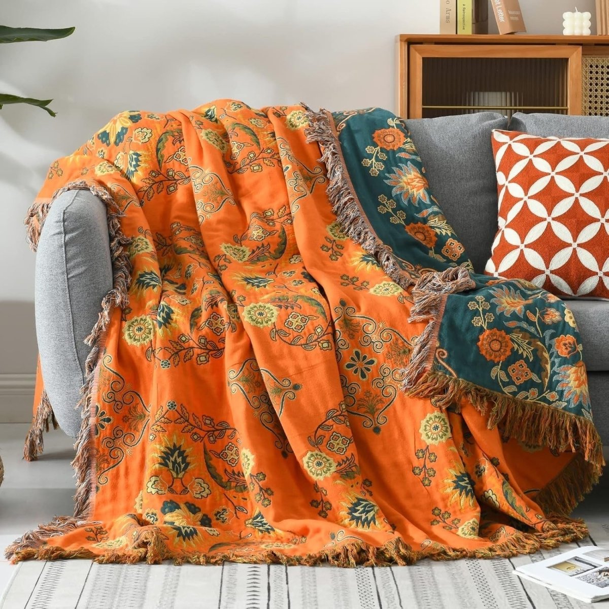 Fluffy Blankets, Double Sided Reversible Blanket for All Seasons, Warm Winter Blanket, Light Summer Blanket_01