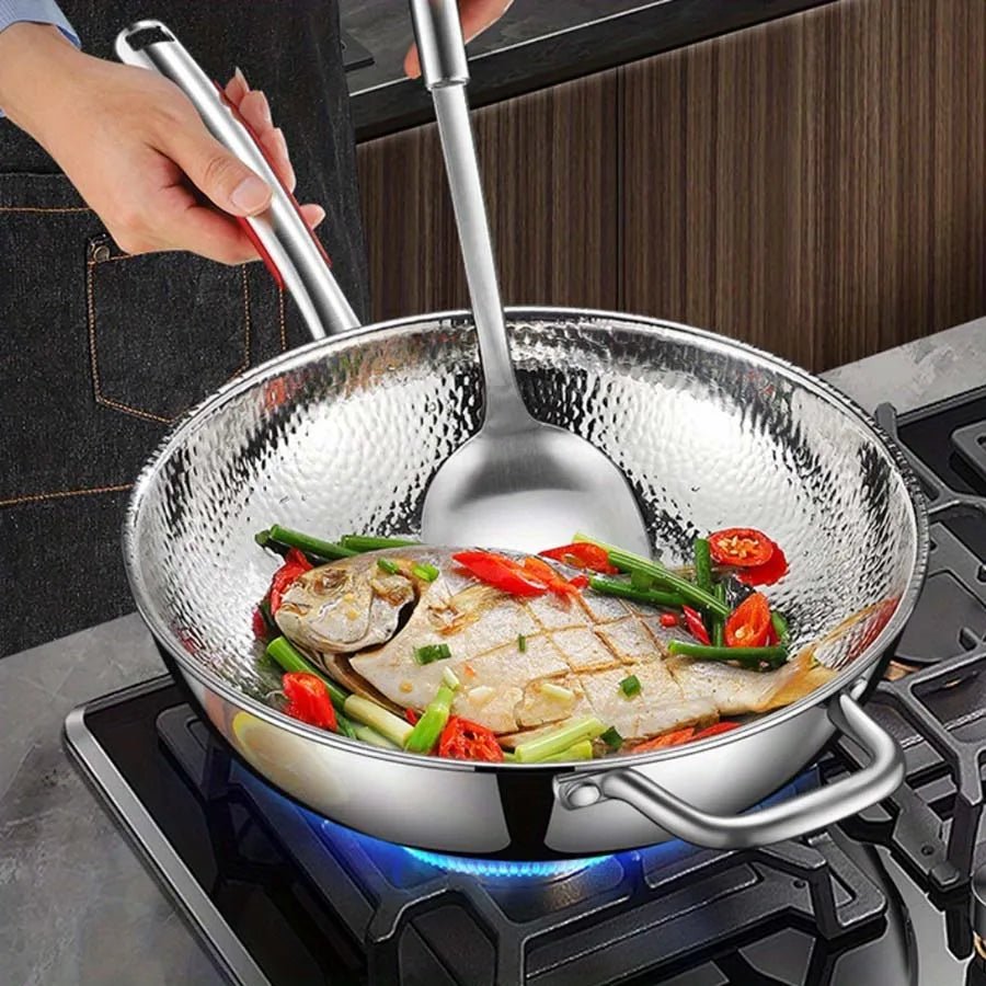 Woks, Wok Pan for Stir Frying and Steaming