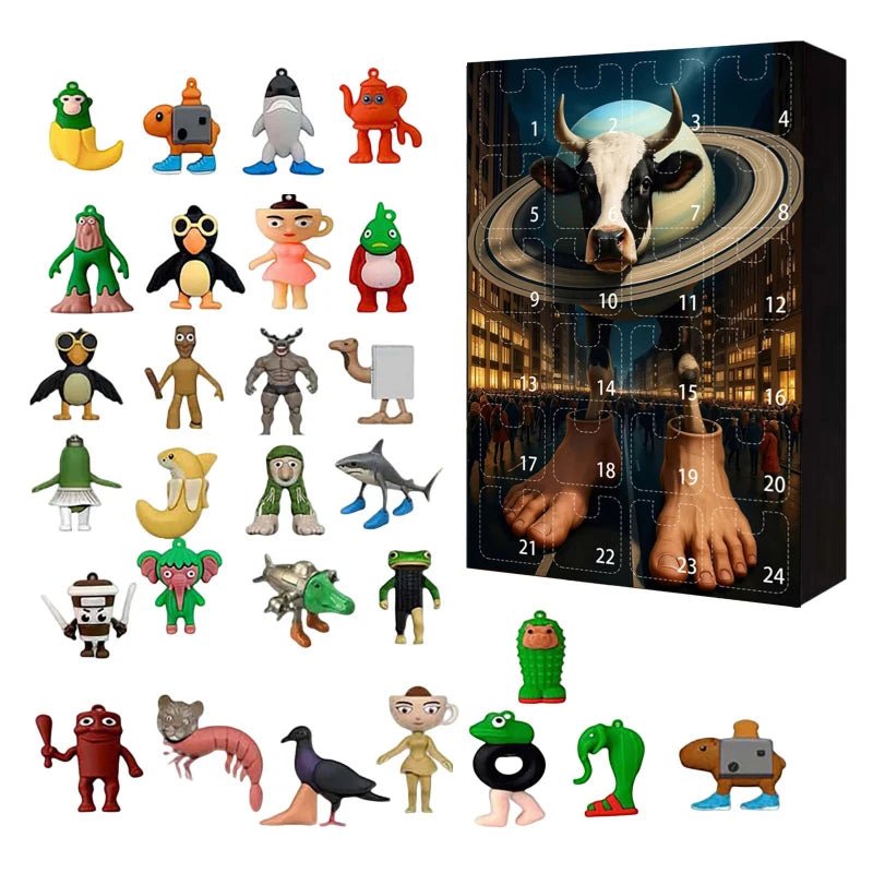 Kids Advent Calendar with 24 Brainrot Surprises, Brainrot Toys, Christmas Countdown for All Ages, Stocking Filler_12