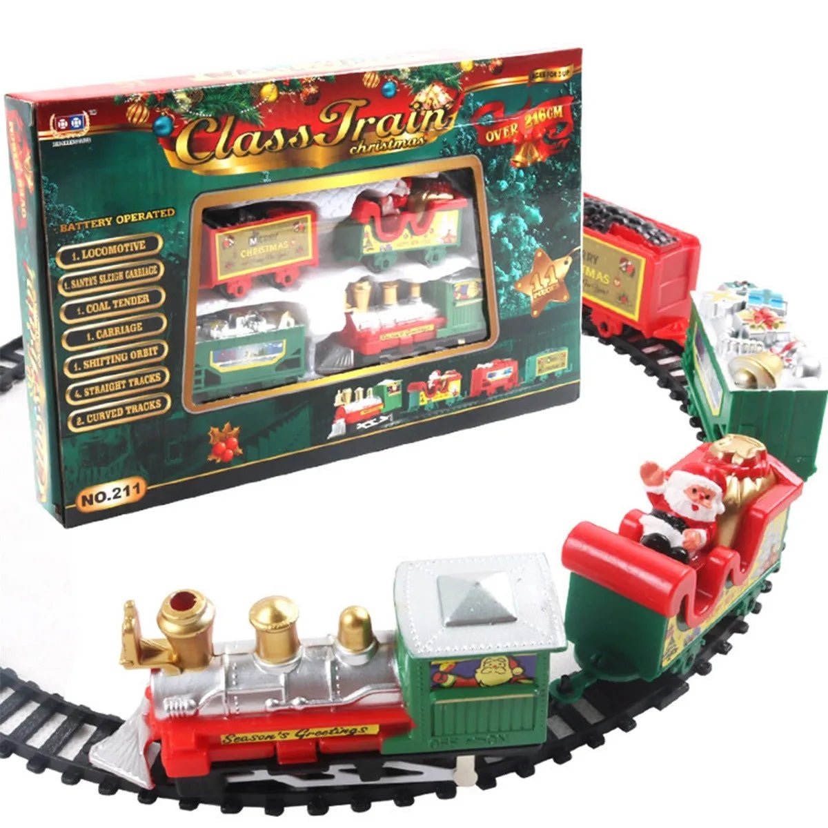 Christmas Tree Train Set, Christmas Decorations for Under the Tree
