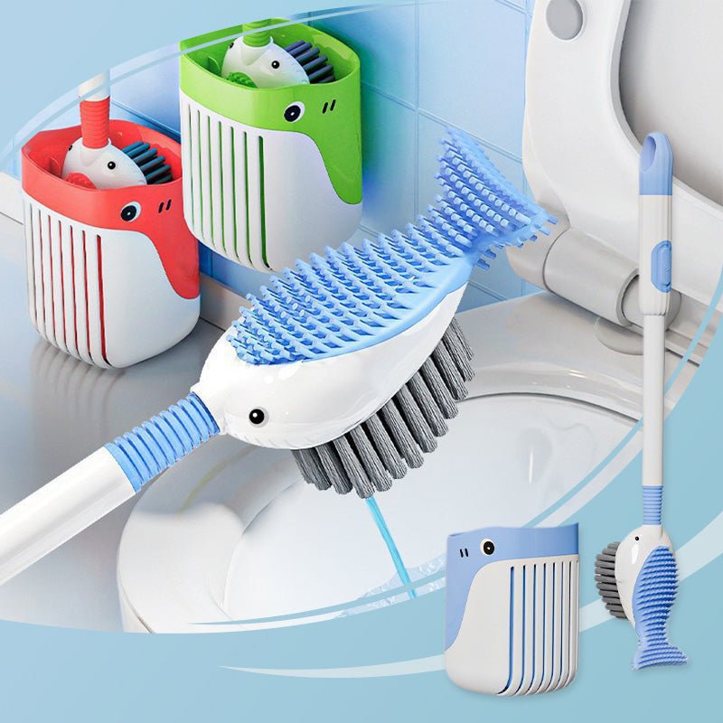 Silicone Toilet Brush with 360 Degree Head – image 6
