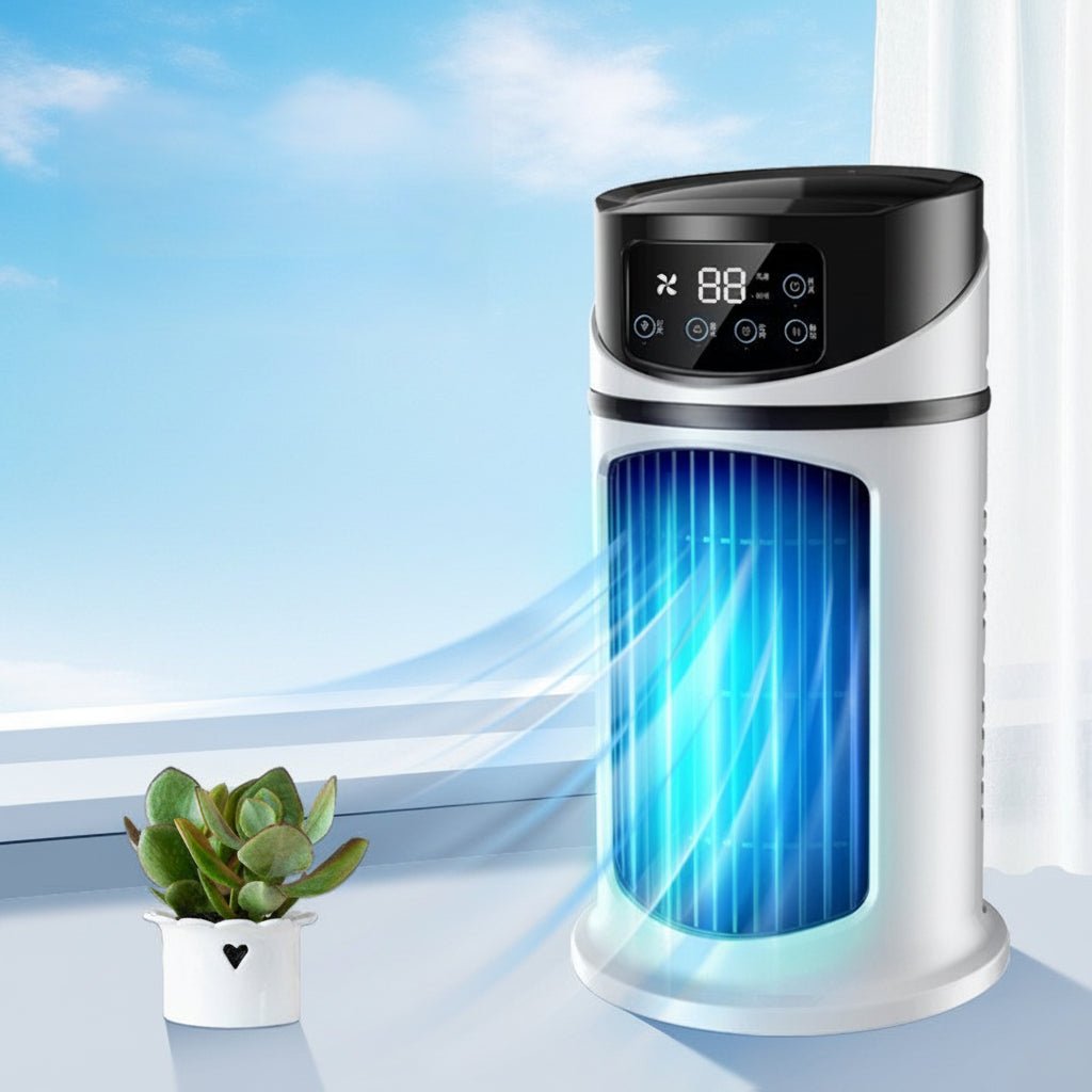 Portable Air Cooler with Humidifier, Evaporative Air Cooler Fan, Cooling Fan, USB Desk Fan for Office and Bedroom_05