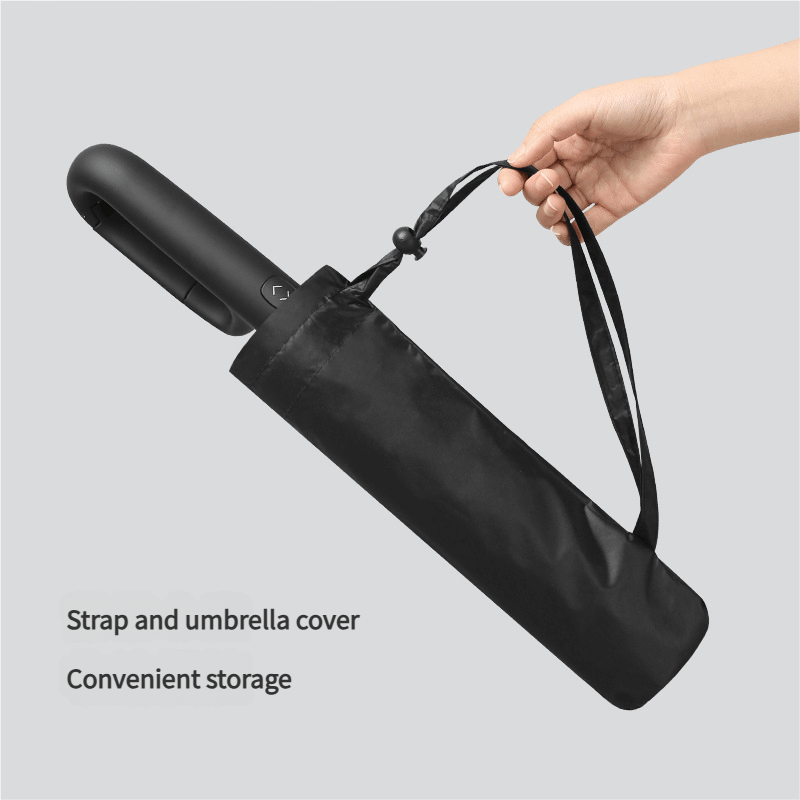 Windproof Umbrella, Automatic Folding Umbrella with One Hand Open and Close, Compact Umbrella for Travel and Strong Wind_04