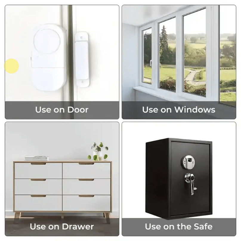 Door Alarms, Battery Operated Security Alarm for Doors and Cabinets – image 9