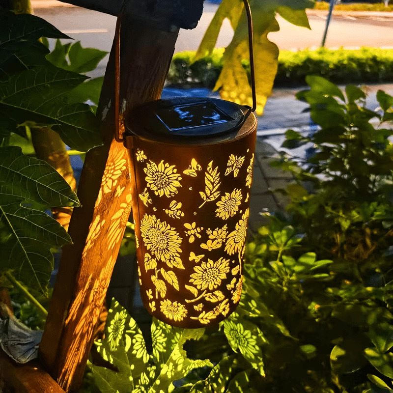 Solar Garden Lanterns, Solar Garden Lights for Outdoor, Hanging Solar Light with Auto On at Dusk, Outdoor Lighting_10