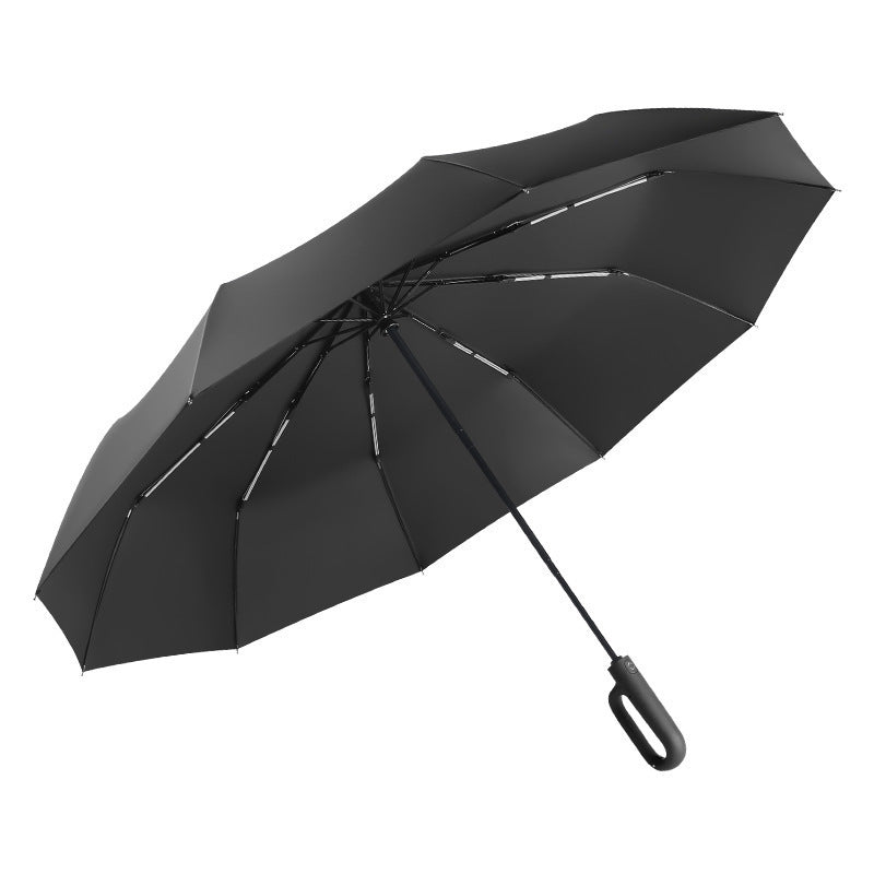 Windproof Umbrella, Automatic Folding Umbrella with One Hand Open and Close, Compact Umbrella for Travel and Strong Wind_01