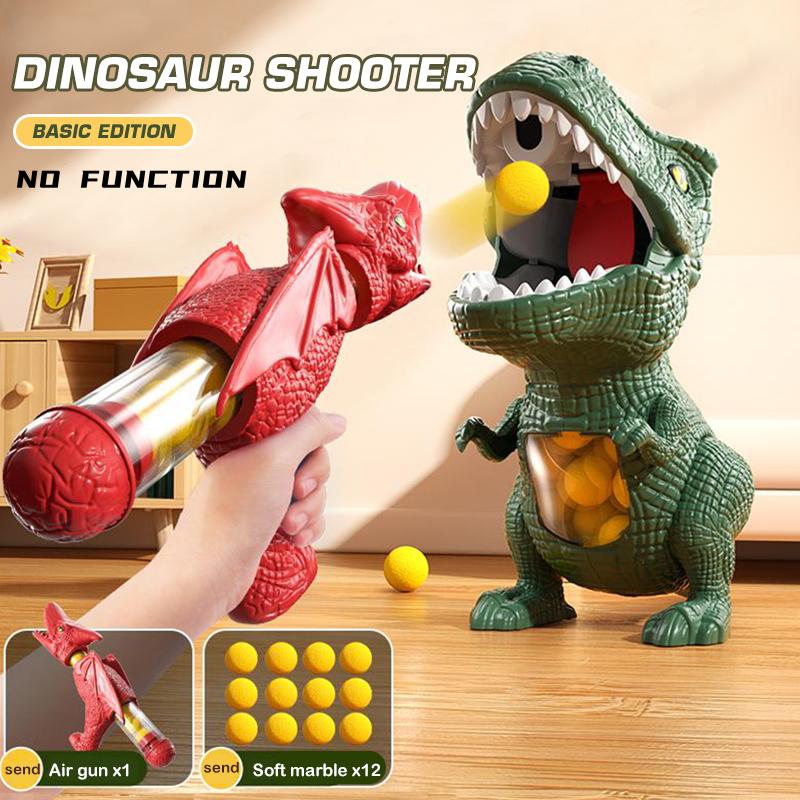 Toy Blasters Dinosaur Shooting Game, Dinosaur Toys for 4 Year Olds with Soft Foam Balls and Target Board_09
