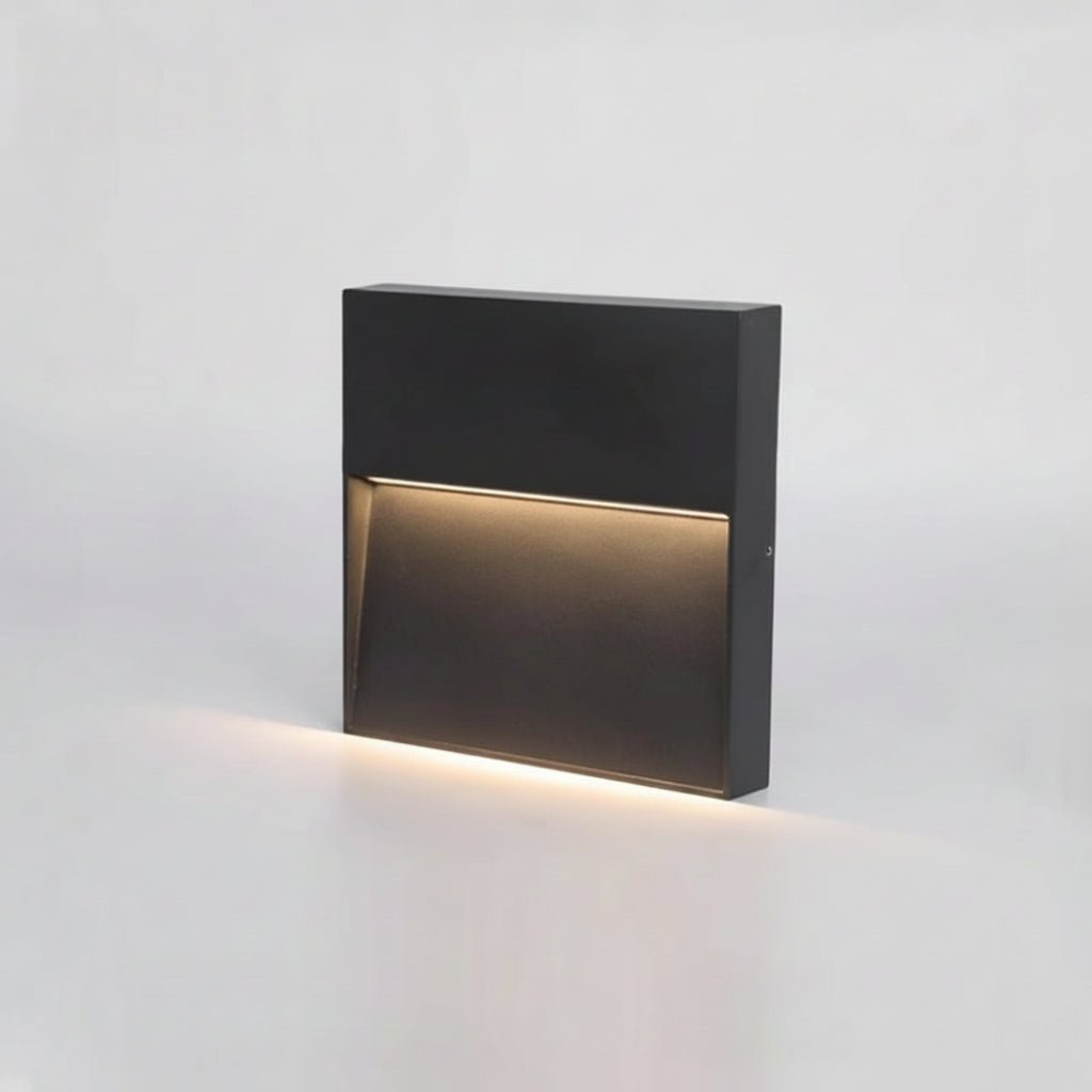 Outdoor Wall Lights, Modern Black Exterior Wall Light in Aluminium and Acrylic, Outdoor Lights for House and Garden_10