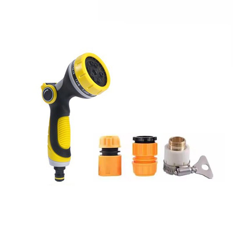 Watering Gun with 10 Spray Patterns, Hosepipe Spray Gun with Flow Control, Garden Hose Nozzle for Car Washing_08