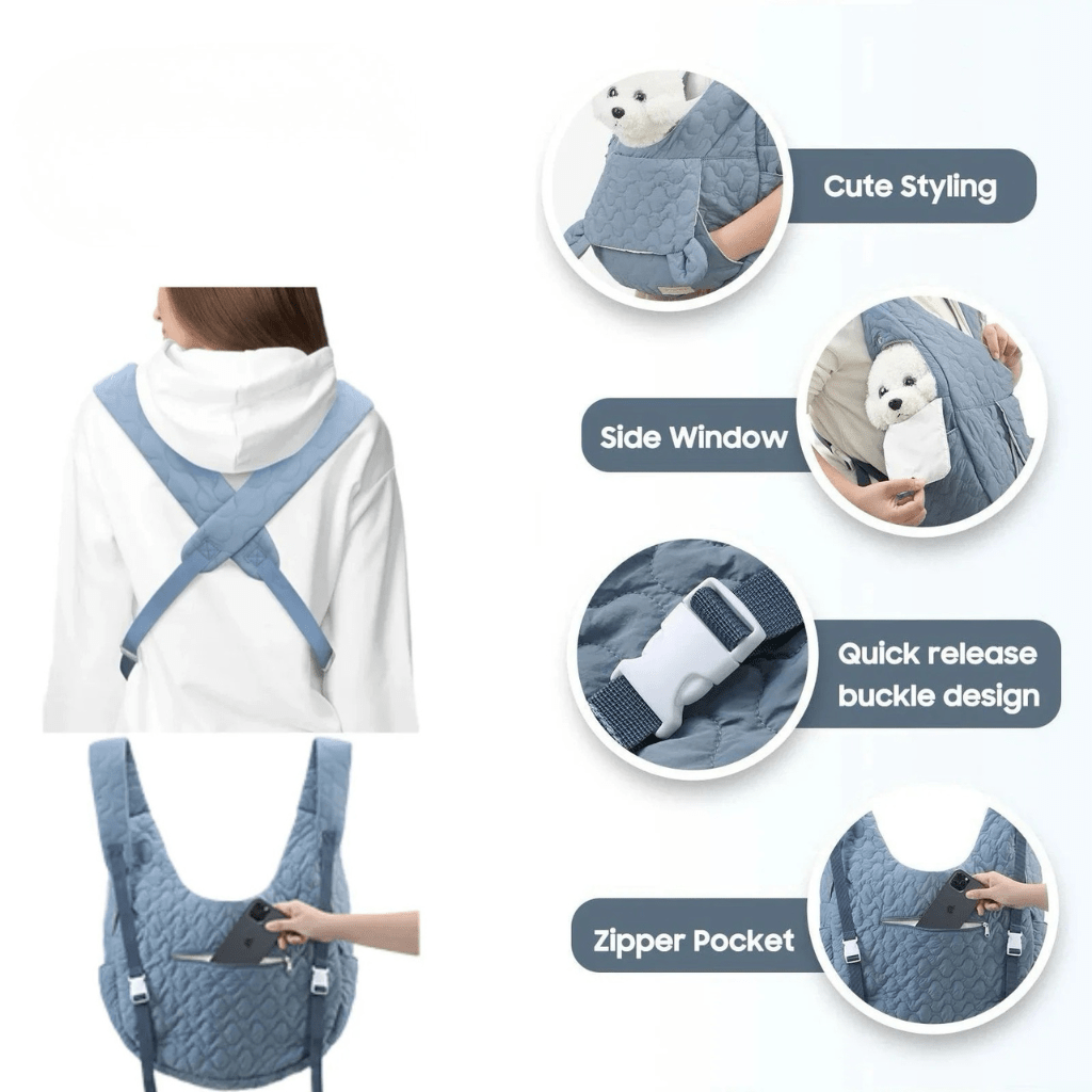 Cat Carrier Foldable, Dog Carrier Bag for Small Dogs, Water Repellent Pet Carrier with Shoulder Strap up to 7 kg_03