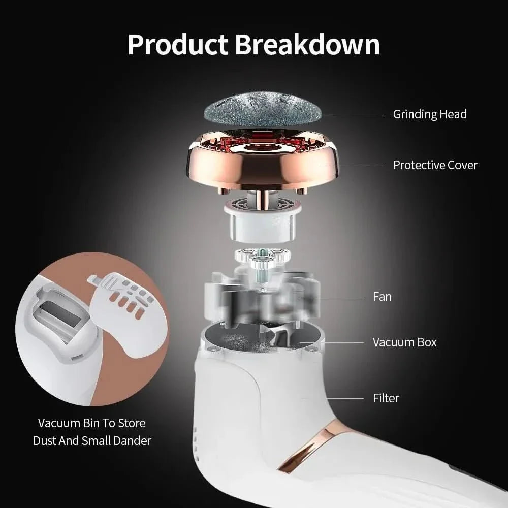 Electric Callus Remover for Feet, Foot Callus Remover with USB Charging – image 5