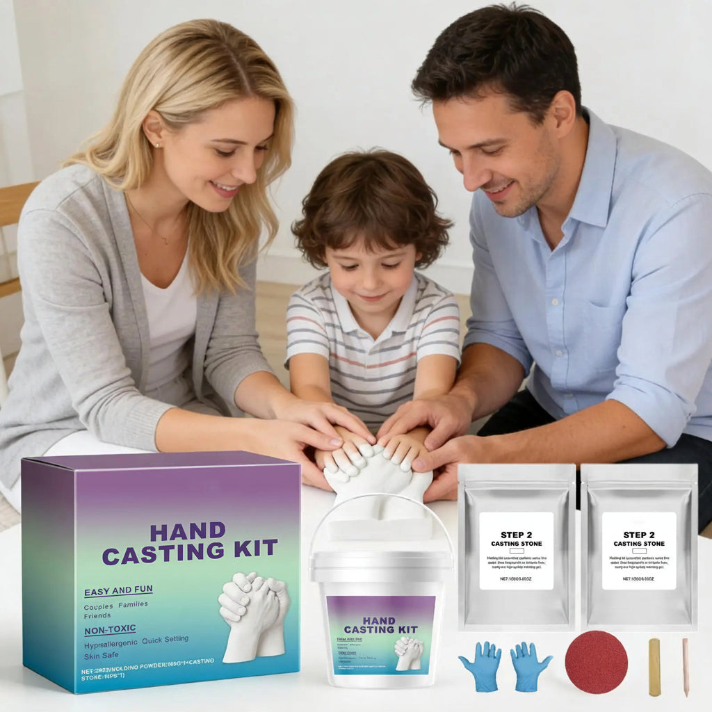 Memorable Moments | Hand Casting Kit for Family Keepsake with Easy DIY Process | Perfect Gift for Special Occasions 2