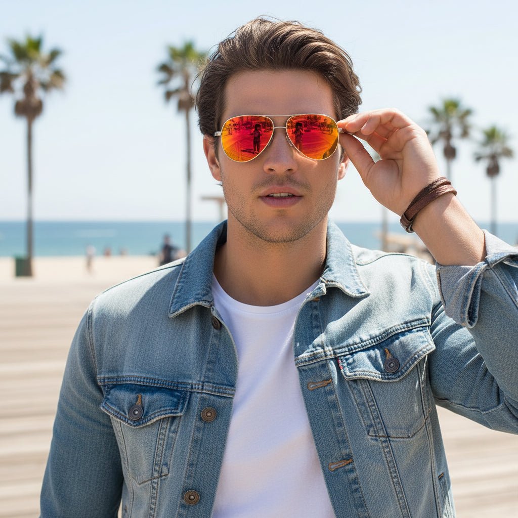 Mens Sunglasses, Driving Sunglasses for Travel and Everyday Wear