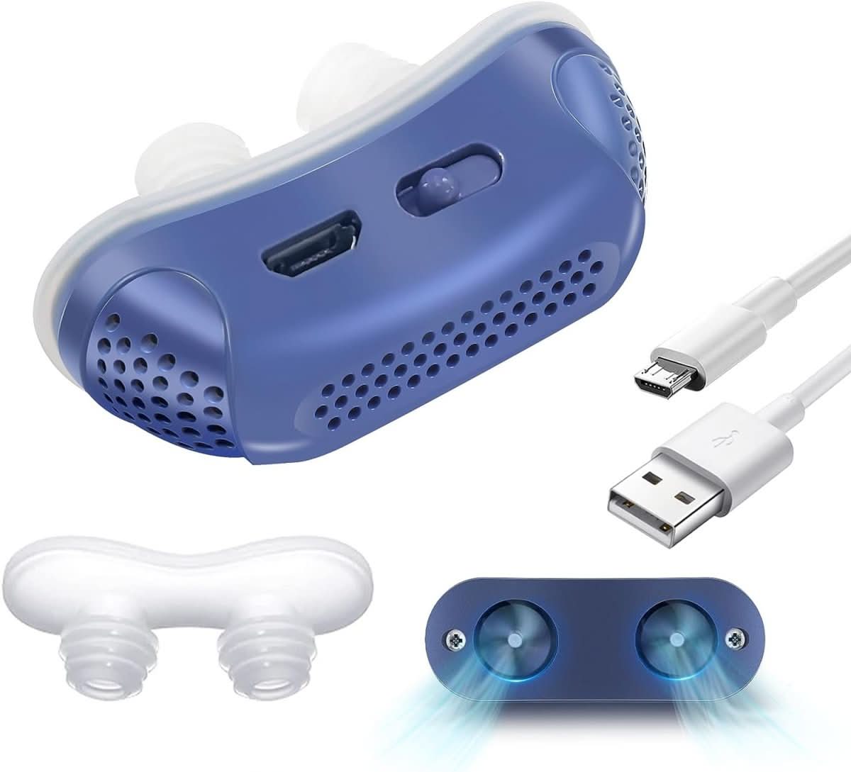 Anti Snoring Devices, Rechargeable Nose Snoring Device without Mask or Straps, Snoring Aid for Travel_04