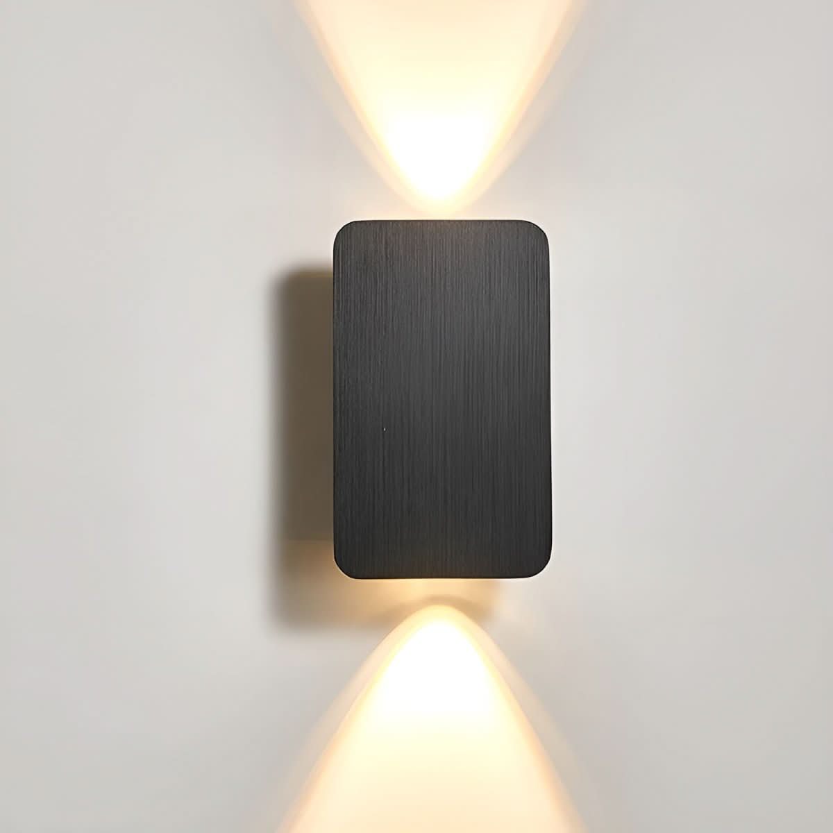 LED Wall Lights Indoor, Modern Black Wall Light, Minimalist Aluminium Wall Sconce in Gold or Coffee_02