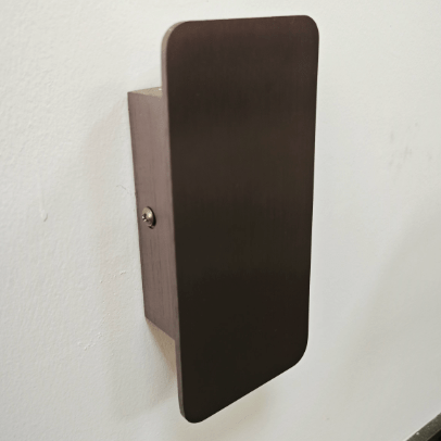 LED Wall Lights Indoor, Modern Black Wall Light, Minimalist Aluminium Wall Sconce in Gold or Coffee_07