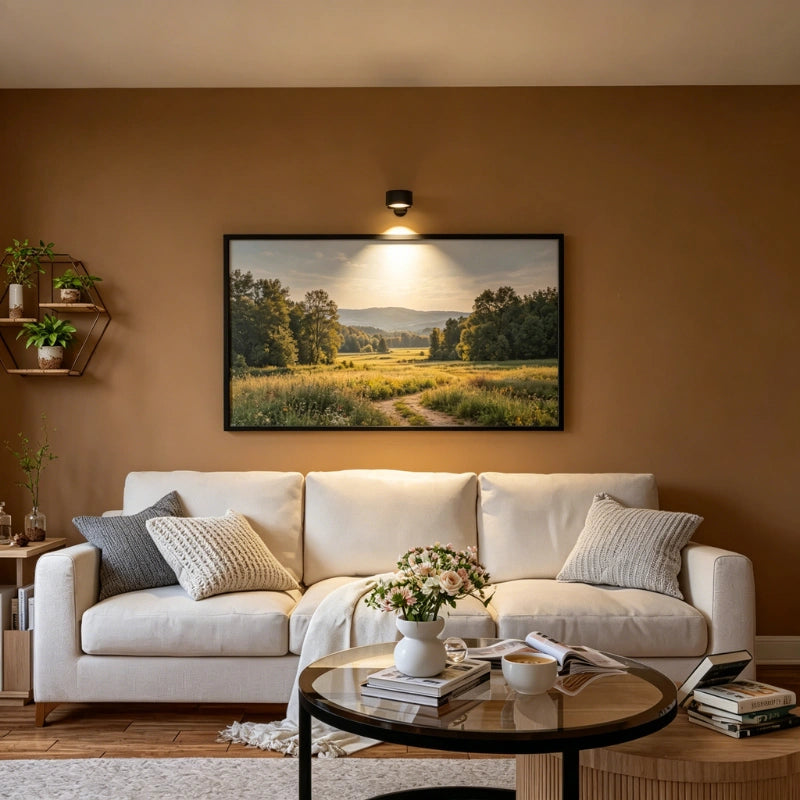 Modern Cordless Wall Lamp with Adjustable 360° Rotation & Customizable Brightness 4