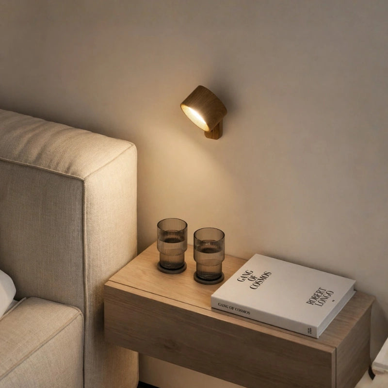 Modern Cordless Wall Lamp with Adjustable 360° Rotation & Customizable Brightness 6