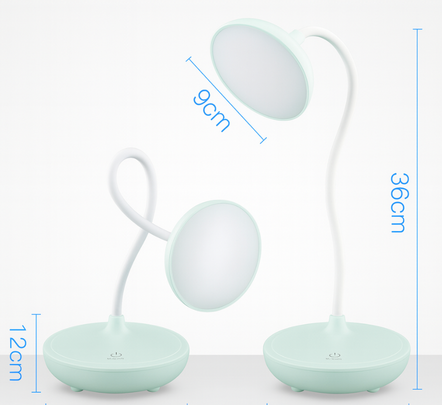 Modern LED Desk Lamp | Rechargeable Cordless Design with Adjustable Neck for Focused Lighting 6
