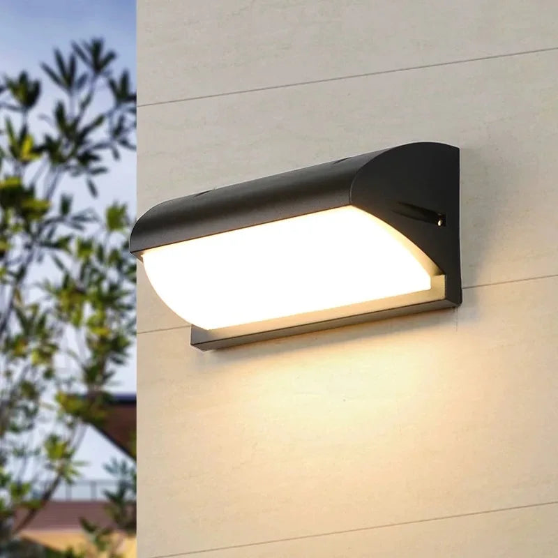 Modern LED Motion Sensor Wall Light with Smart Detection | Waterproof Outdoor Lamp for Efficient Illumination 0