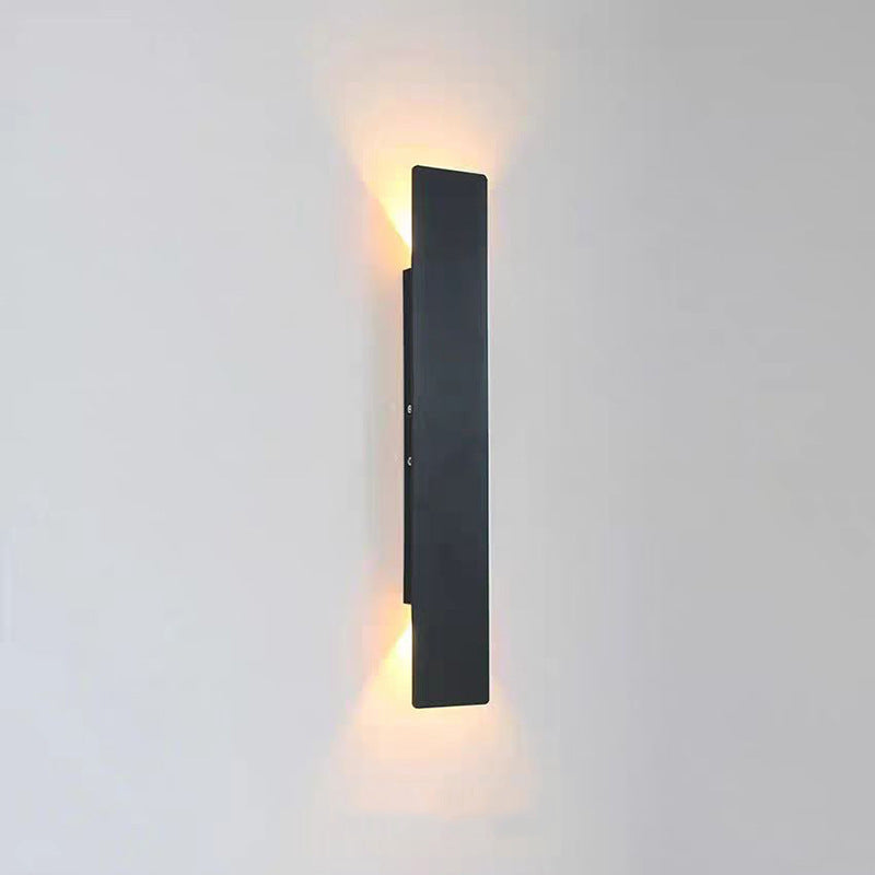 Modern Slim | LED Outdoor Wall Lights with Up-and-Down Illumination | Minimalist Design for Contemporary Exteriors 0