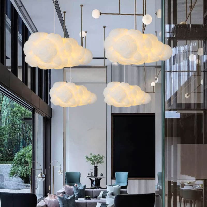 Modern Pendant Lights for Bedroom, Double White Pendant Light, Ceiling Light Fitting with 150 cm Cord, Bedroom Lighting_00