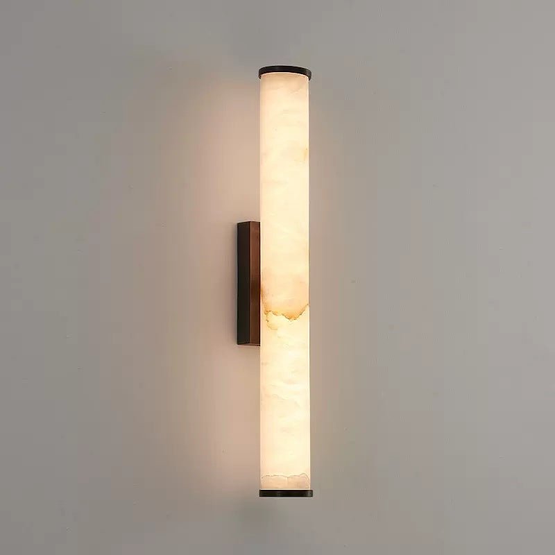 Living Room Wall Lights Indoor, Modern LED Wall Sconce, Marble Wall Lamp in Gold or Black for Bedroom and Hallway_03