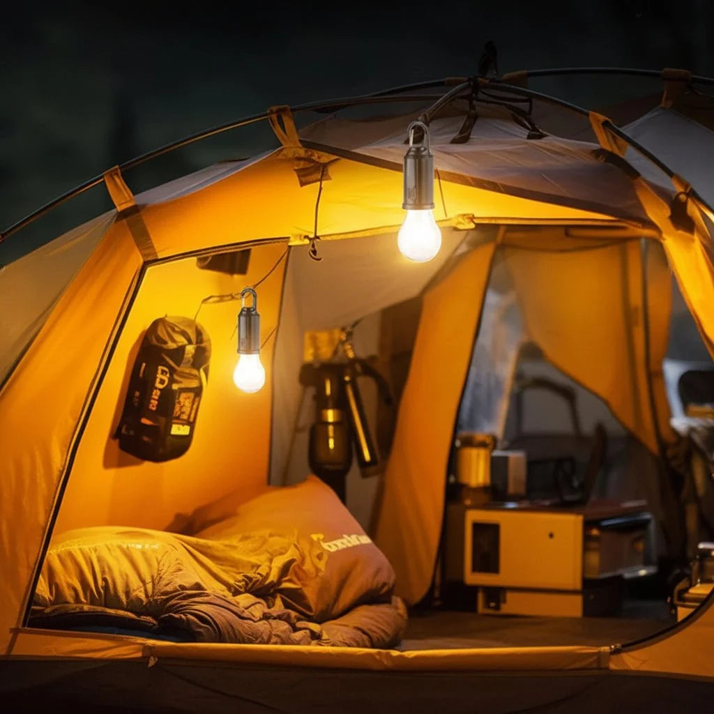 Solar Light Bulb, Rechargeable Camping Light with Hook for Tent, Emergency Light for Hiking and Fishing_03