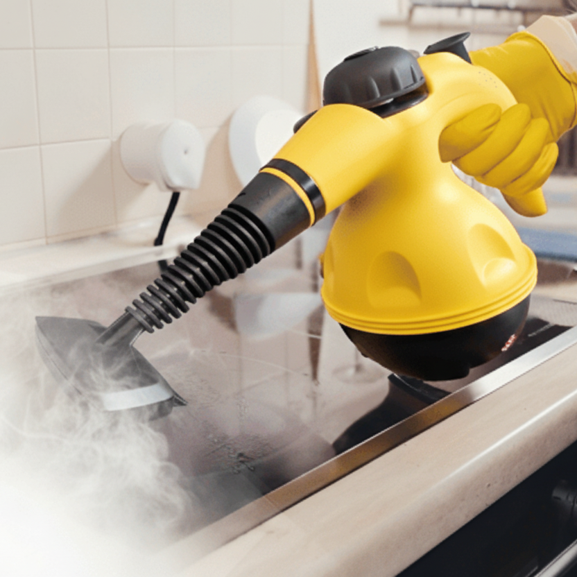 Handheld Steam Cleaners with 8 Attachments for Sofa and Windows, Upholstery Cleaner, Clothes Steamer for Household Use_02