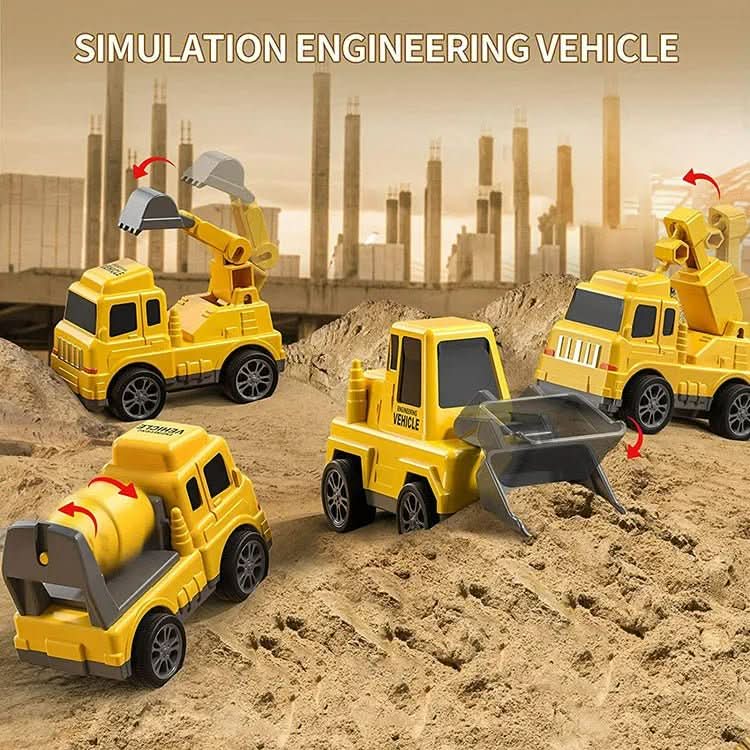 Car Transporter Toy with 4 or 6 Toy Cars, Toy Lorry with Light and Sound, Toys for 3 Year Old Boys with Car Storage_01
