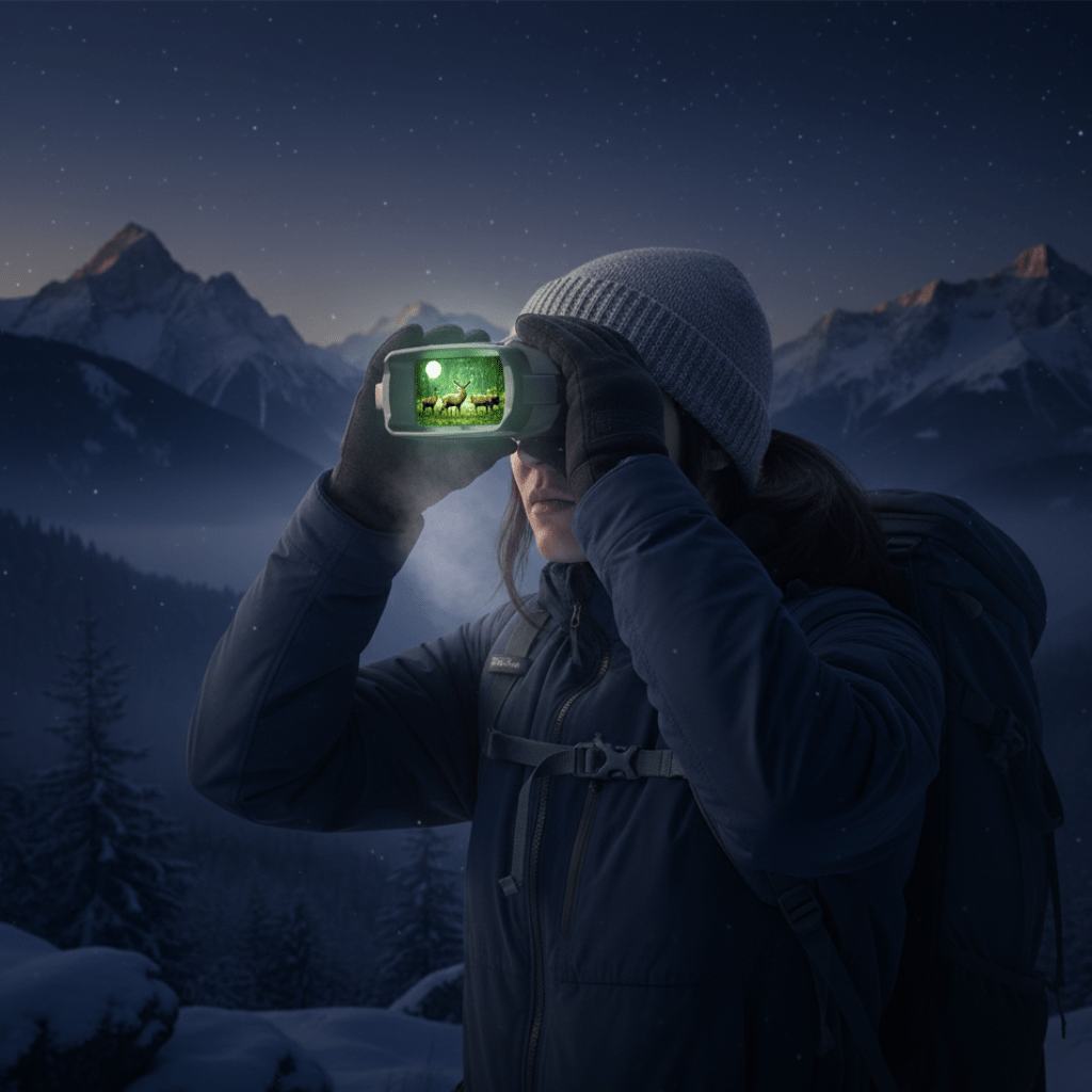 Night Vision Binoculars 4K with 8x Zoom, Night Vision Device for Darkness