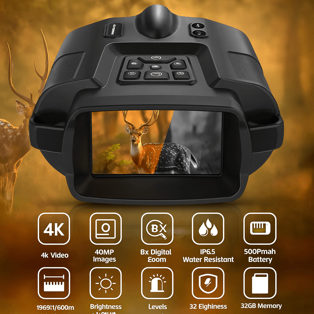 Night Vision Binoculars 4K with 8x Zoom – image 4