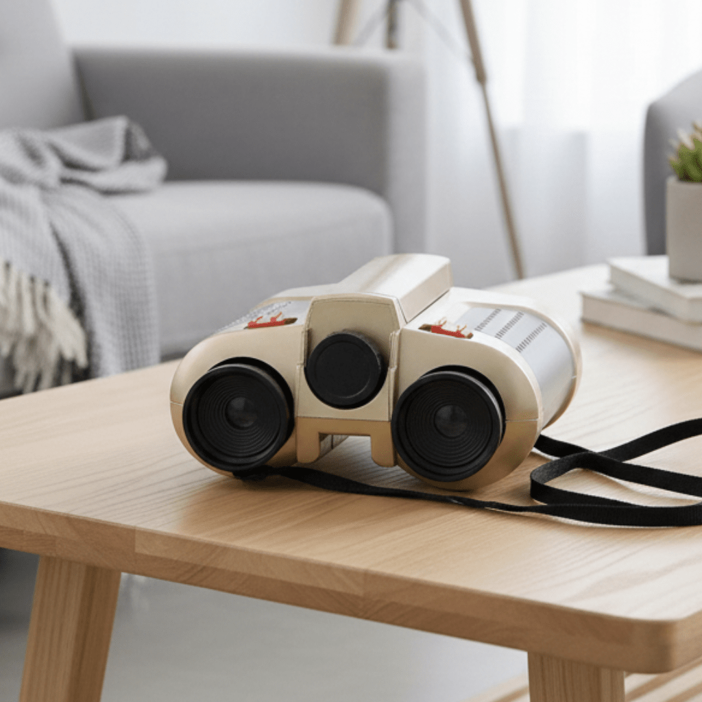 Childrens Binoculars, Night Vision Binoculars for Kids, Shockproof Compact Binoculars for Outdoor Adventures_00
