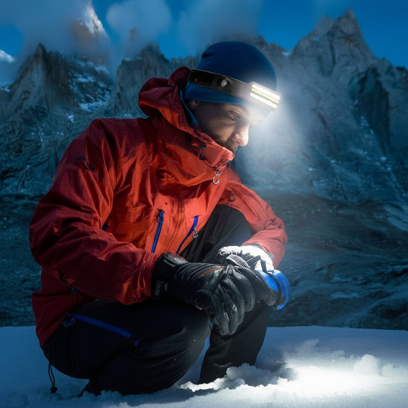 Rechargeable Head Torch, LED Head Torch 1500 Lumens